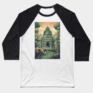 Indian Hindu Temple Baseball T-Shirt